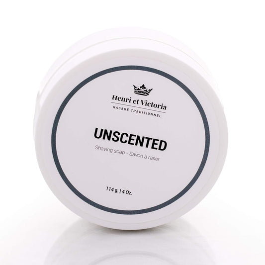 Shaving Soap For Men | Smooth Shave, Lathers Up Nicely, Long-Lasting Scent | Canadian Made by Skilled Artisan 114 g (4 oz) (Unscented)