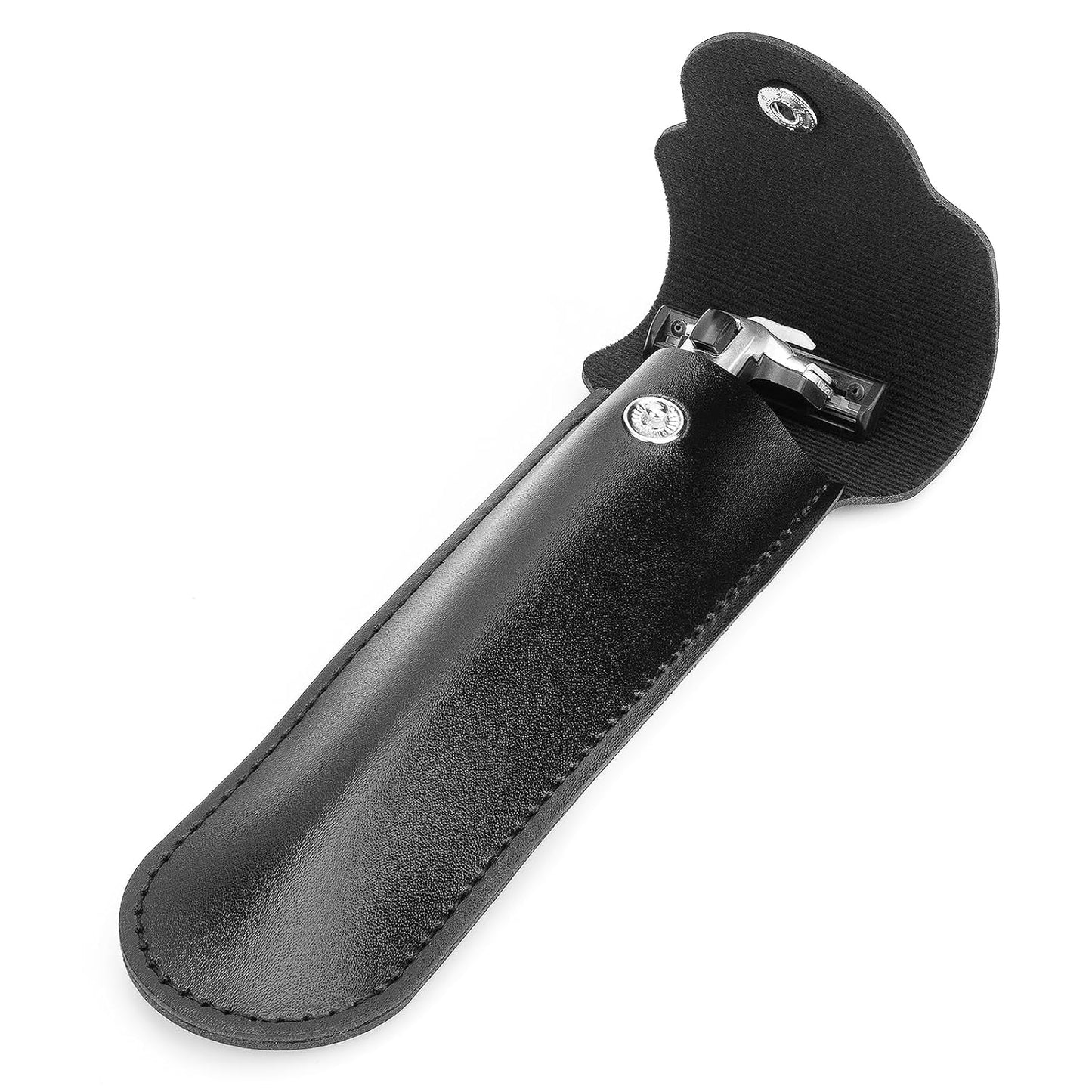 Linkidea Travel Razor Case, Shaver Carrying Cover Bag, Compatible with Fusion 5 Power, ProGlide Power, MK-23C, Men's Portable Razor Holder, Protective Storage Pouch (Black)