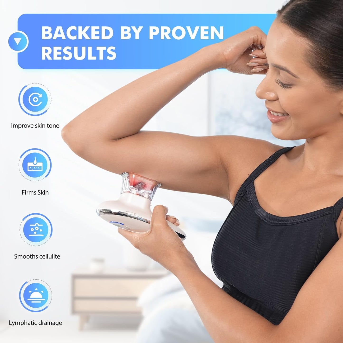 REDLOOK 3-in-1 Body Sculptor - Body Sculpting Massager for Stomach, Arms, Legs, & Love Handles - Anti Cellulite Massage Tool, Cellulite Remover, Lymph Drainage Machine, & Skin Tightening Device.