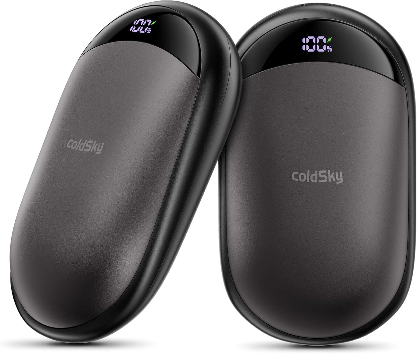 Hand Warmers Rechargeable 2 Pack Magnetic Electric Hand Warmer with Digital Display, Portable Pocket Hand Warmer, for Men Women, Outdoors, Games, Camping, Hunting