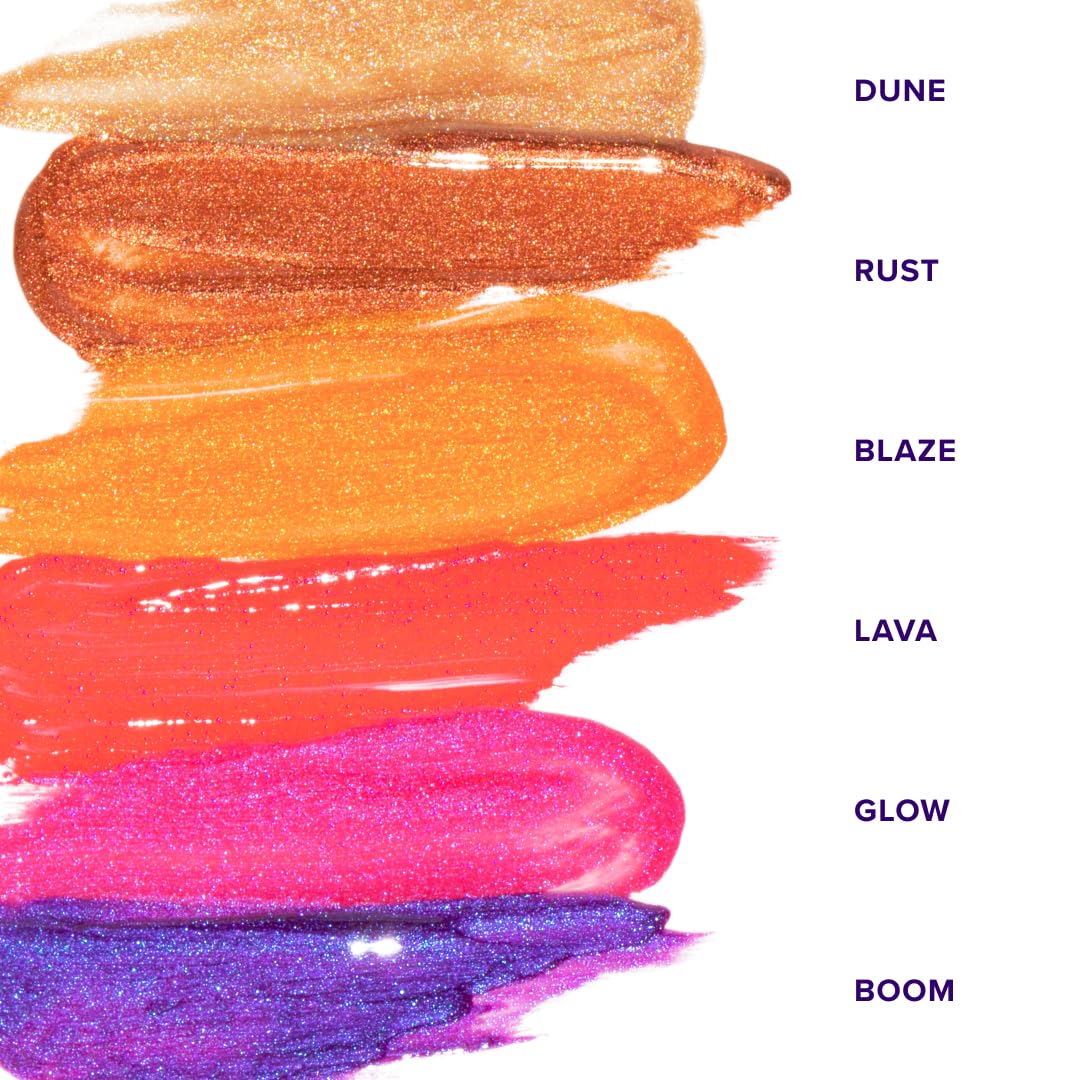 UNICORN SNOT Liquid Metal Lip Paint | Intense Pigment, Non-drying, Metallic Lip Color for Halloween Costume & Anime Cosplay | Gluten Free, Vegan & Cruelty-free Lip Makeup - BOOM (Atomic Purple)