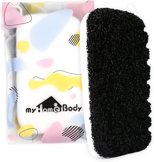 myHomeBody Extra Exfoliating Body Scrubber, Bath Sponge for Women, Loofah Exfoliator for Men, 1pc