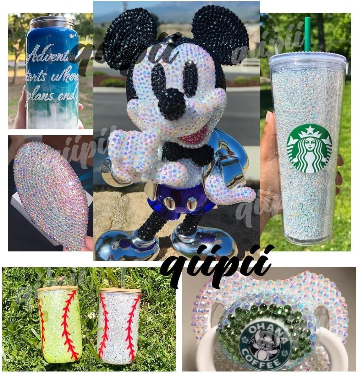 16000PCS Aquamarine AB Resin Rhinestones for Crafting 3mm 4mm 5mm Lake Blue Flatback Jelly Stones Bulk Water Blue Diamonds Gems for Nails Face Eyes Makeup Tumblers Bottles DIY Crafts Clothes