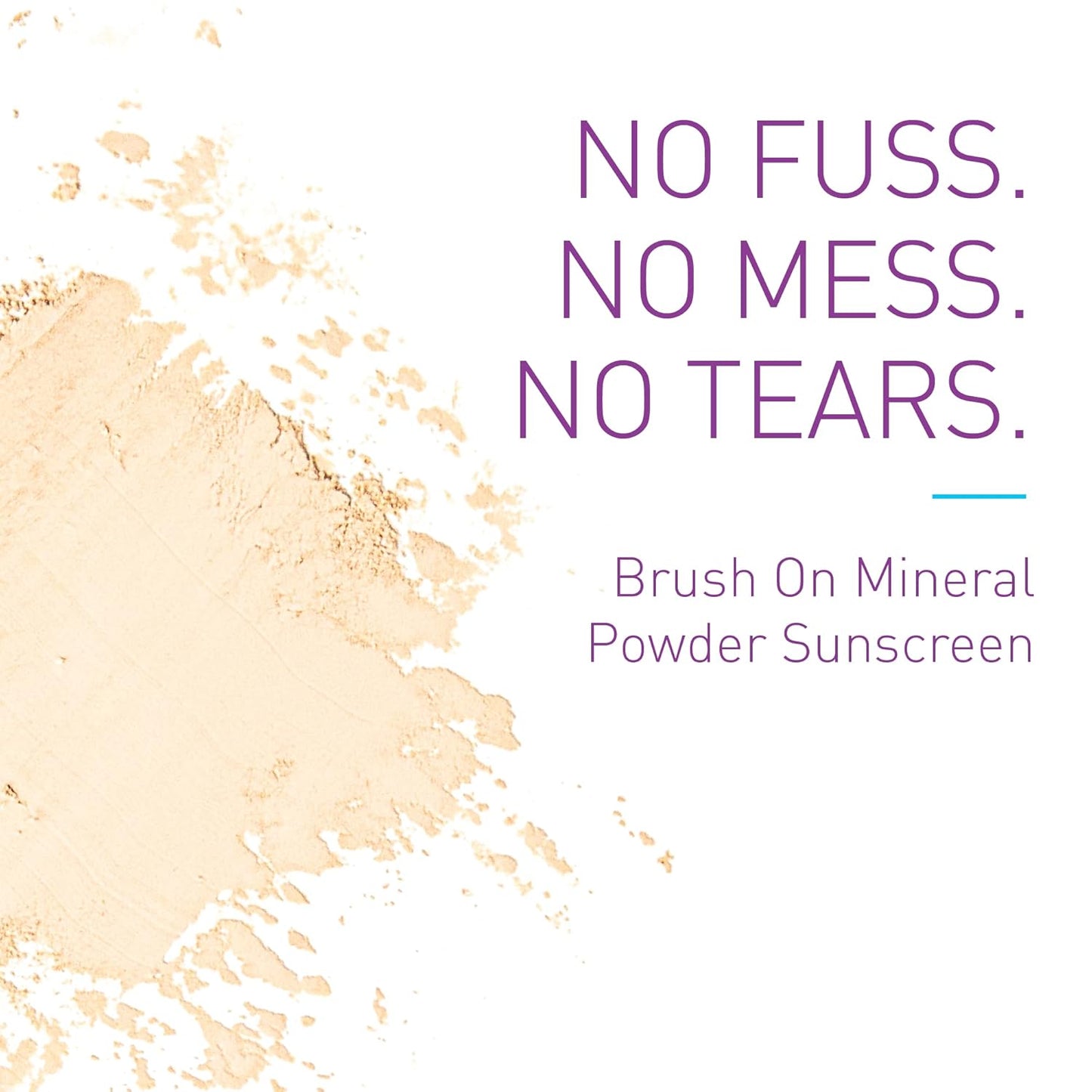 BOB KIDS SPF 30 Brush On Mineral Powder Sunscreen, Broad Spectrum Protection, Water Resistant 80 Mins, Fragrance Free, Easy to Apply for Kids & Babies, Mfg in USA