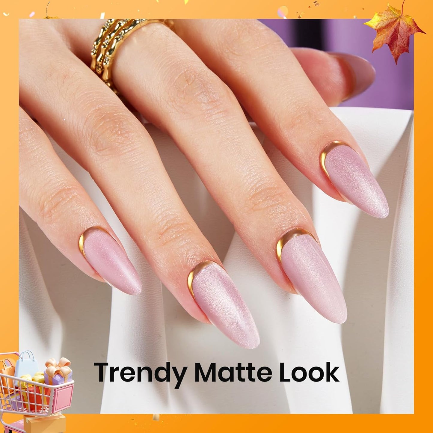 Beetles Matte Gel Top Coat for Gel Nail Polish,15ML Chrome Proof Matte Top Coat No Wipe Powder-Resist Matte Finish for Detail Chrome Powder Painting and Long Lasting Gift Set for Women