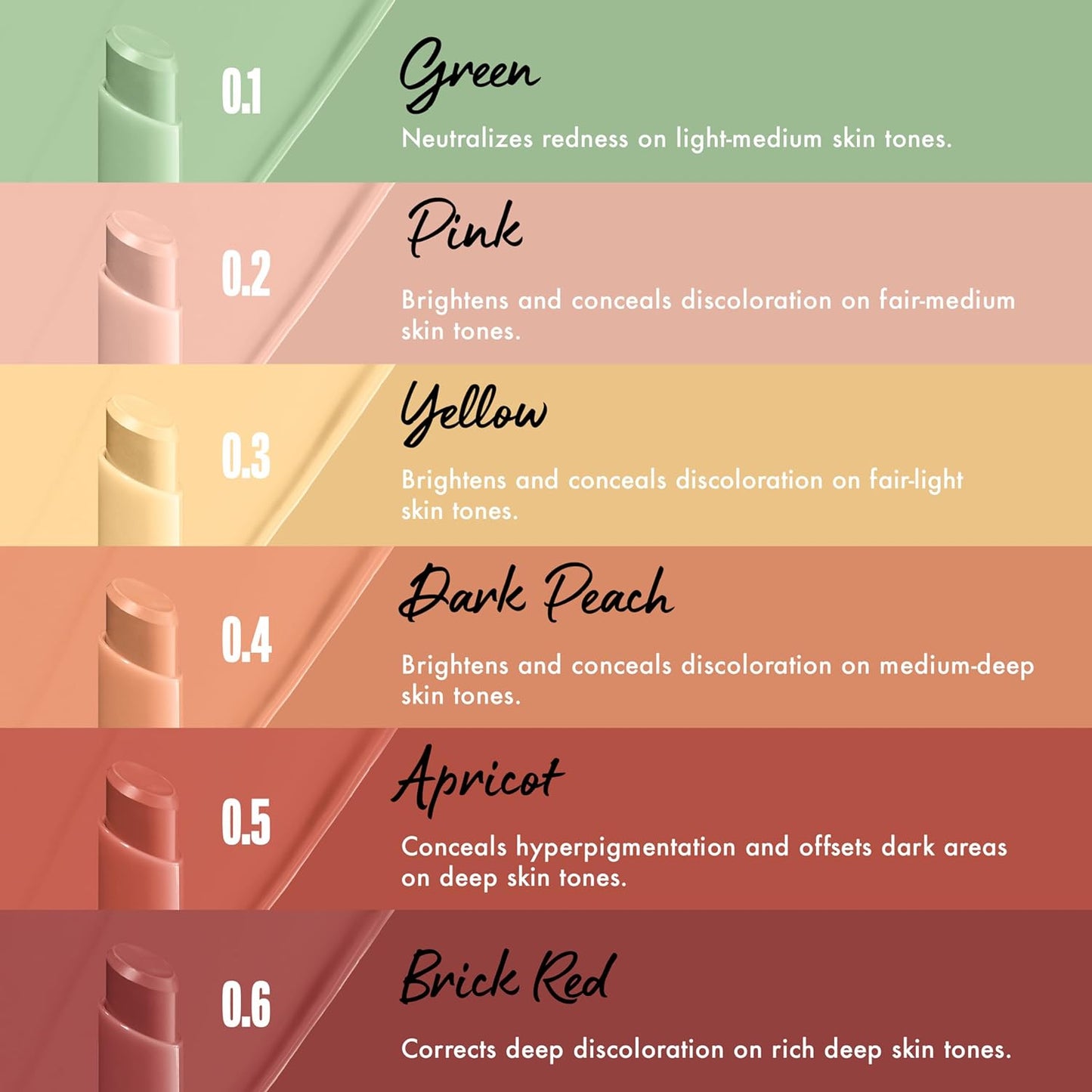 NYX PROFESSIONAL MAKEUP Pro Fix Stick Correcting Concealer, Buildable Medium Coverage Concealer Stick - Brick Red