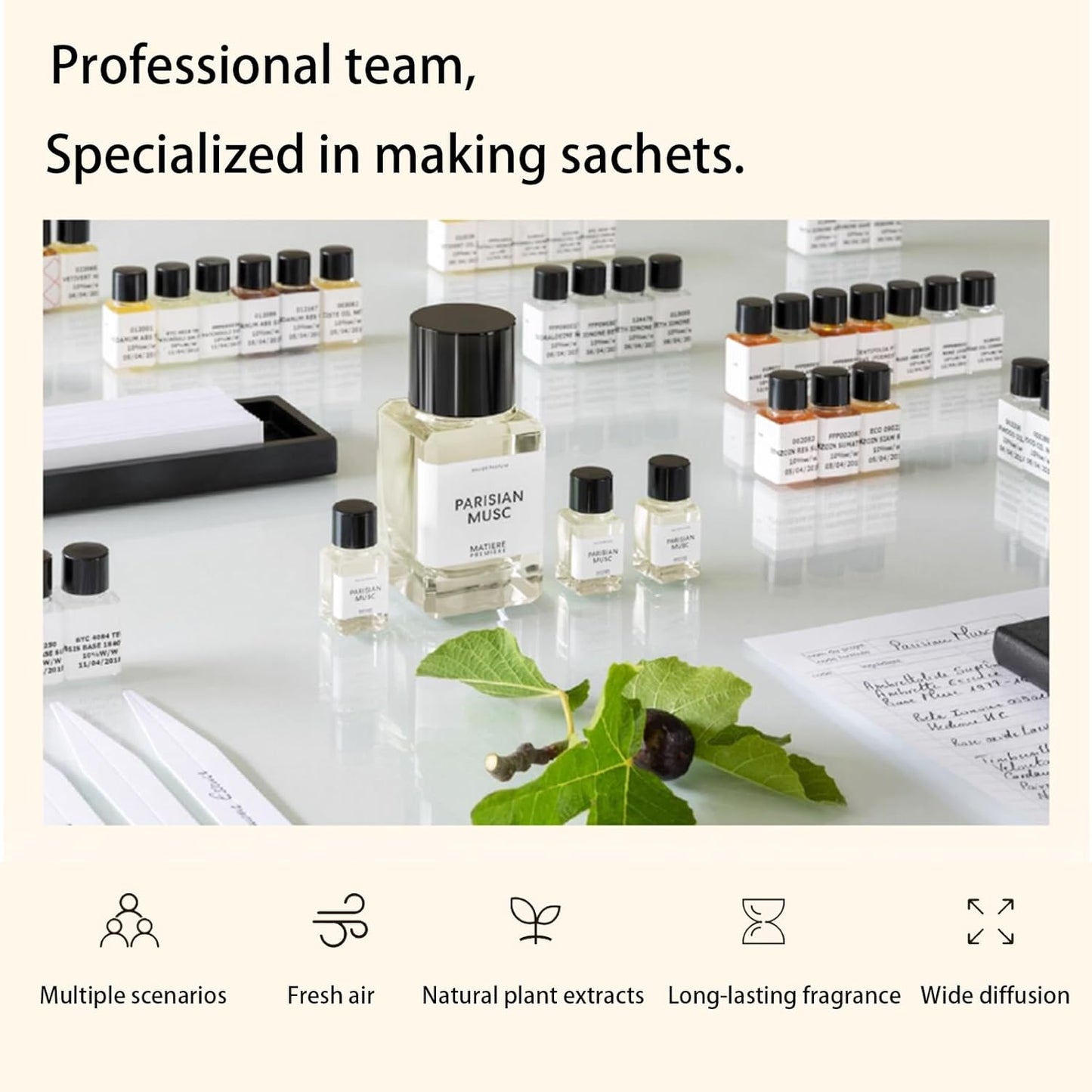 10pcs scented sachets, sachets for drawers and closets - Highly popular product famous perfume Ch closet deodorizer, closet smell freshener for clothes, Potpourri Bags Long Lasting Home Fragrance