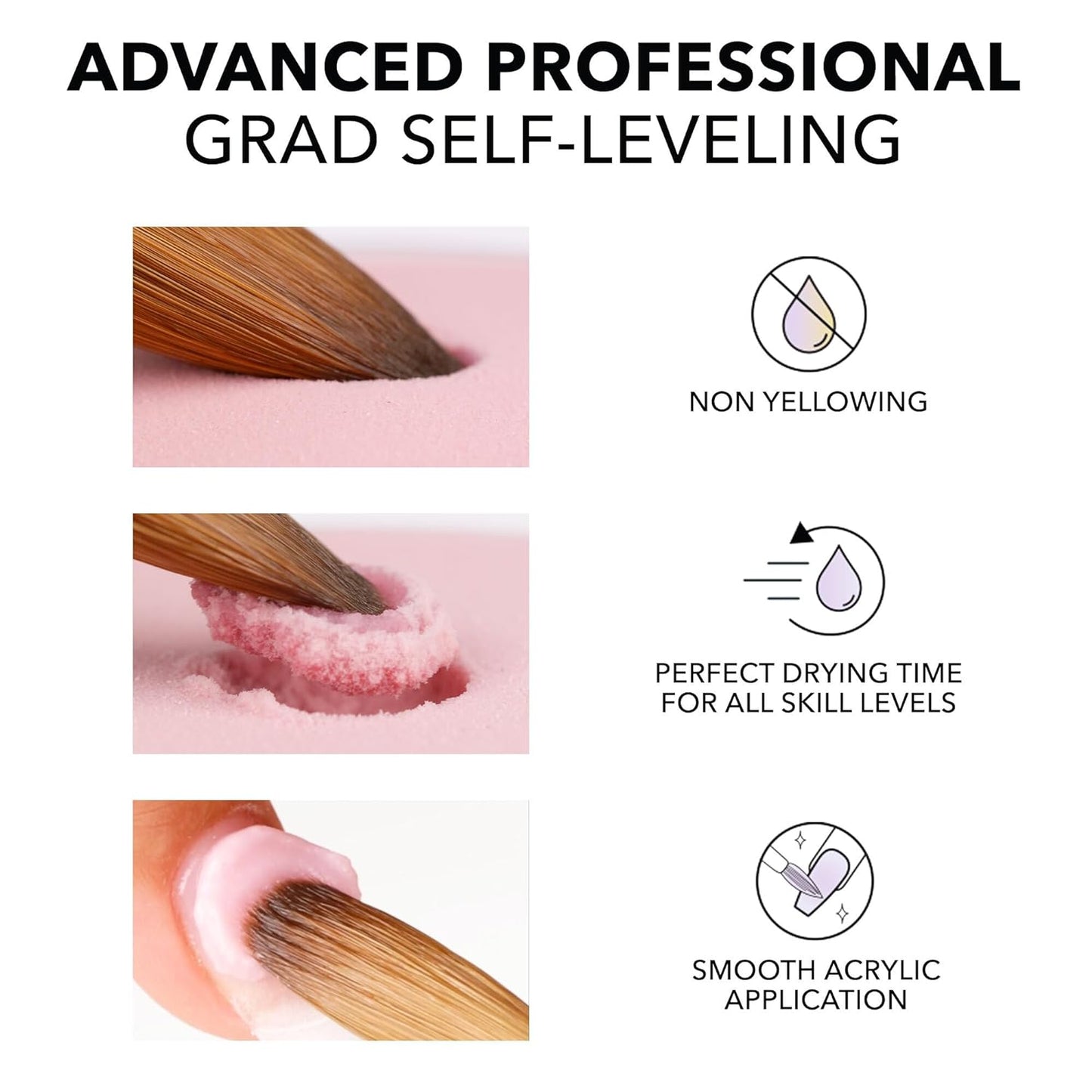 Kiara Sky EMA Monomer - Professional Acrylic Nail Liquid, 8 Fl Oz