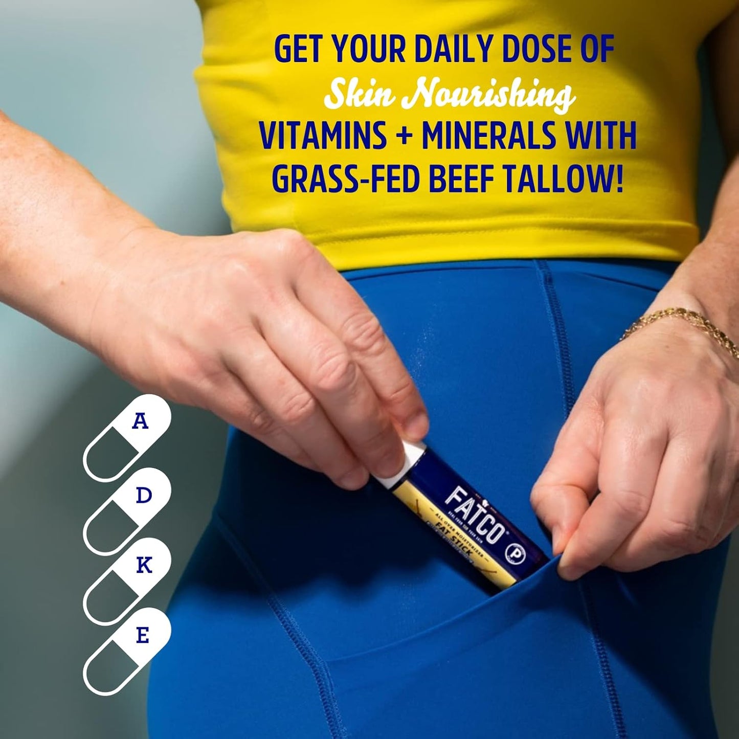 FATCO Fat Stick and All Purpose Moisturizing Stick for Dry Areas on your Face, Lips, and Body - Variety 4-Pack (0.5 oz)