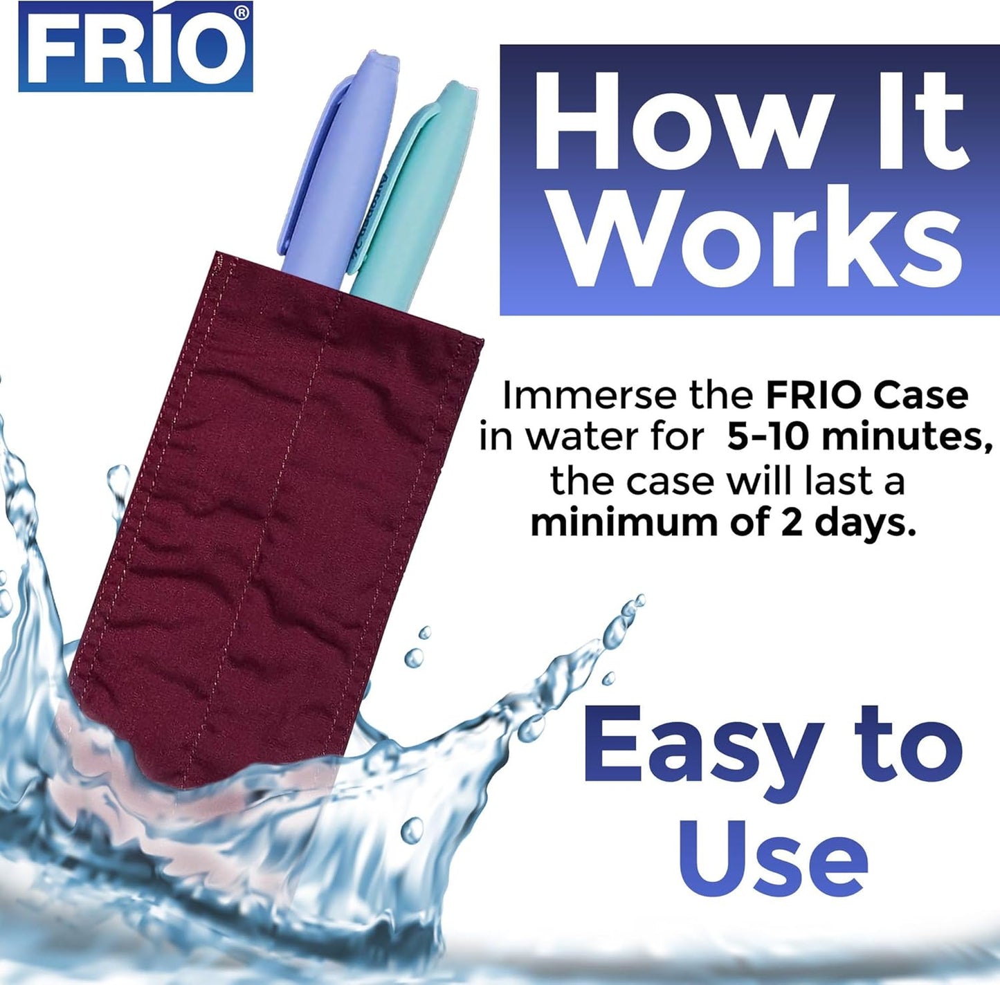 FRIO DUO Insulin Cooler Wallet - Keep Medication Cool for 45+ Hours Insulin Bag - Perfect for Travel and Everyday Use