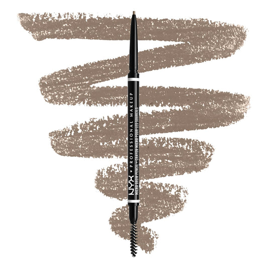 NYX PROFESSIONAL MAKEUP Micro Brow Pencil, Precise Eyebrow Pencil - Ash Blonde