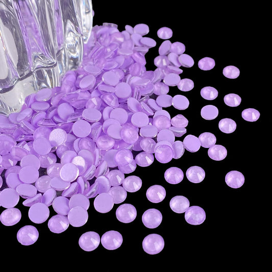 Flatback Glass Rhinestones,Bedazzler Gems 1440pcs Non Hotfix Crystal Rhinestones for Nail Charms Crafts Clothes Tumblers,Violet Neon,SS20