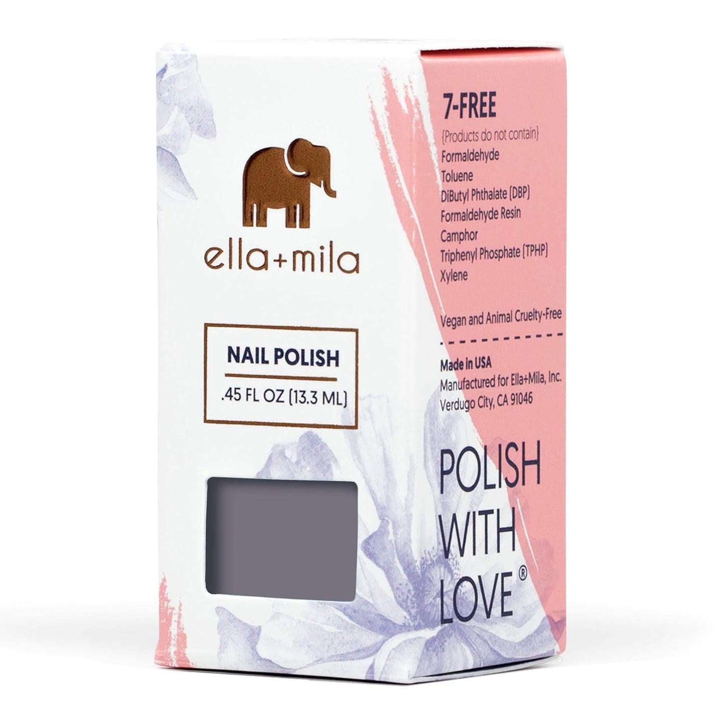 ella+mila Nail Polish, Desire Collection - Mauve Over