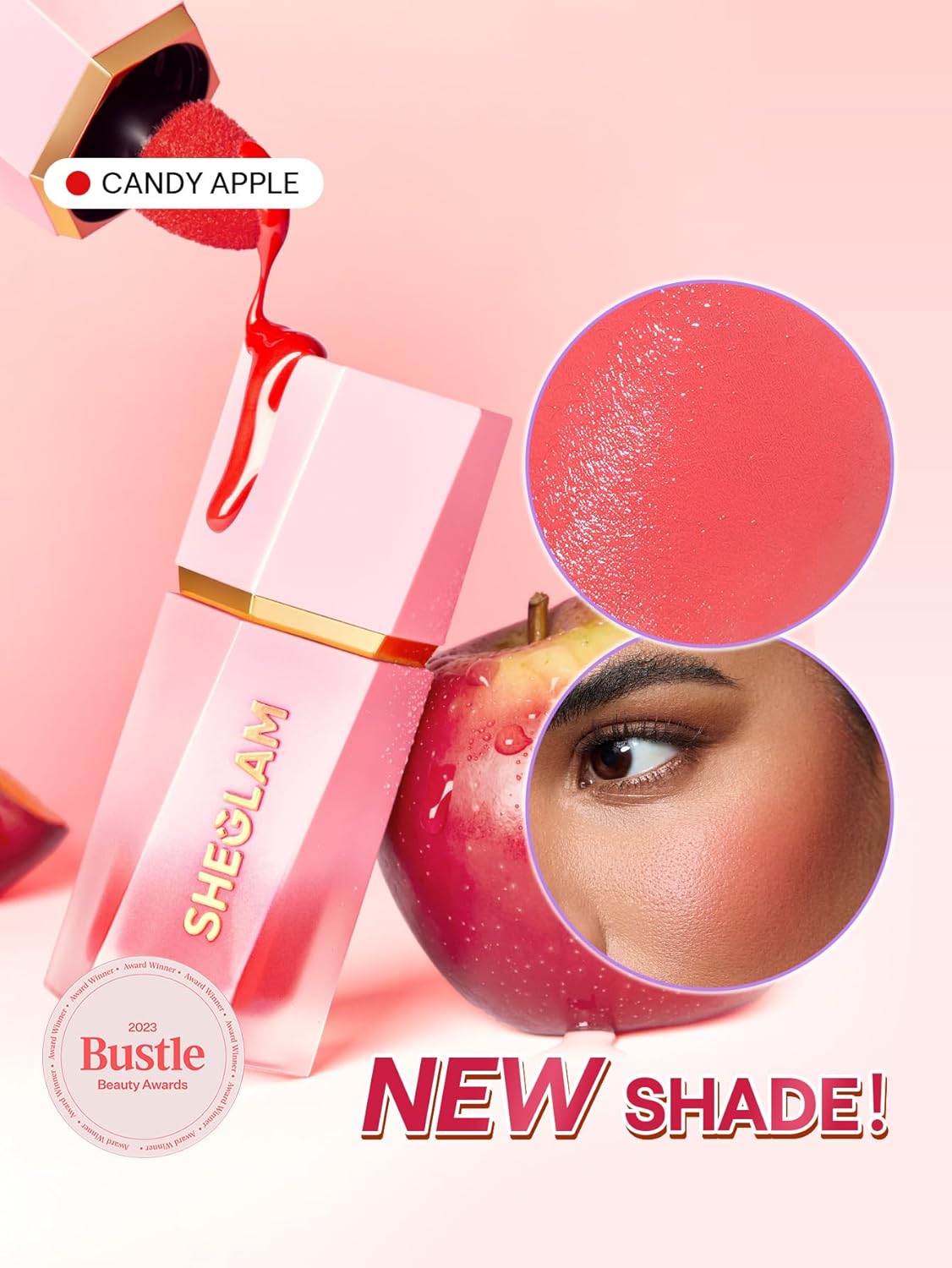 SHEGLAM Color Bloom Liquid Blush-Candy Apple