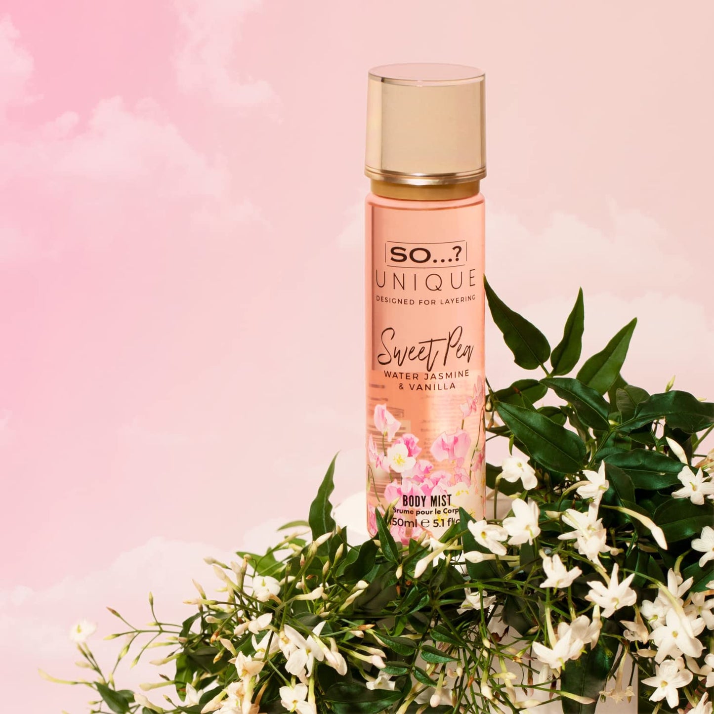 So…? Unique Sweet Pea Body Mist - Perfect Gifts For Women - Vanilla Perfume With Floral, Fruity Notes And Musk - Ideal Perfume For Women - 5.1 oz