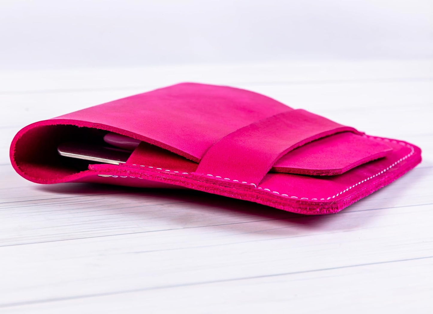 Leather Manicure Set Case Grooming Kit Organizer (Dark Blue)