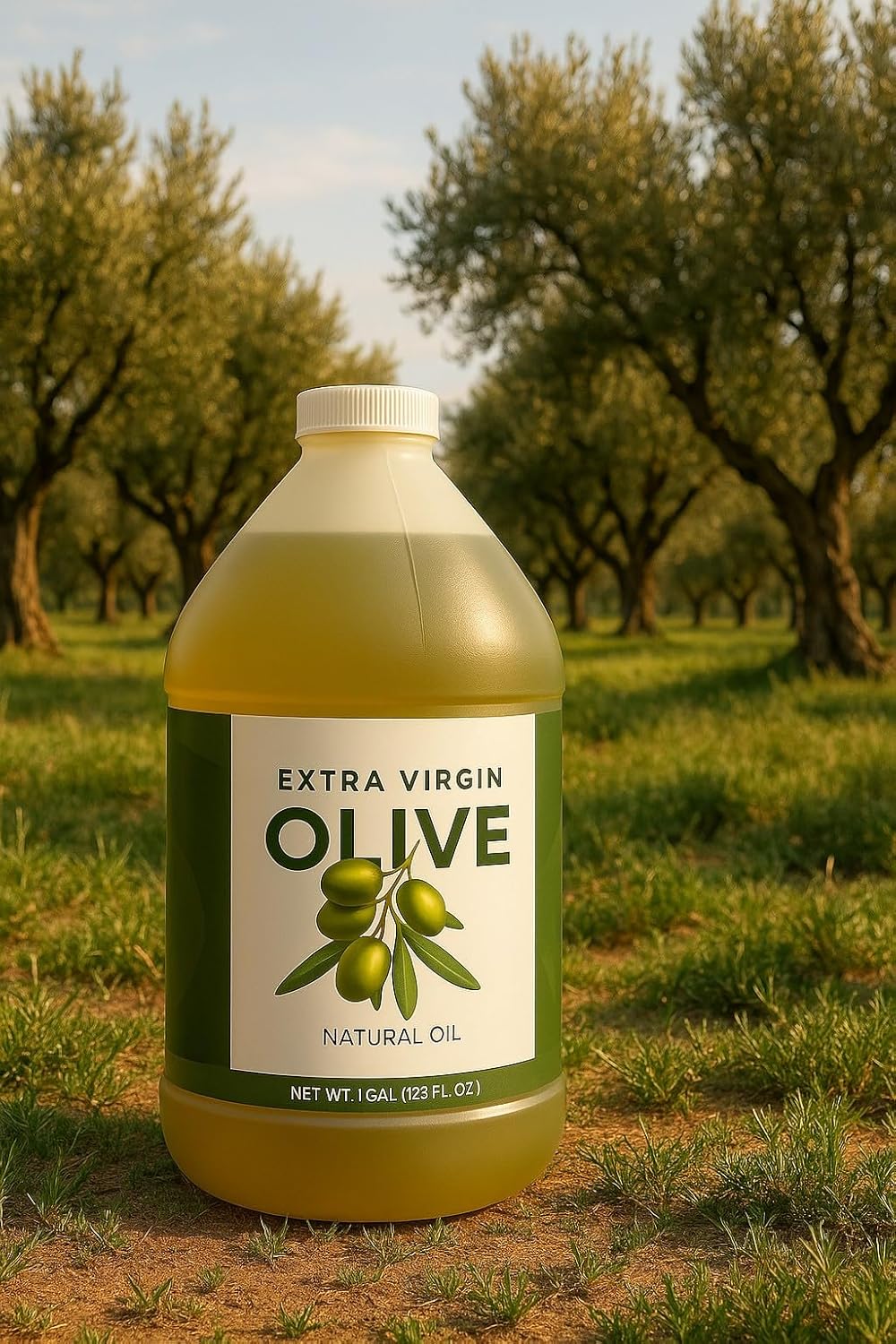 Healthy Harvest Productions Extra Vigin Olive Oil 1 Gallon