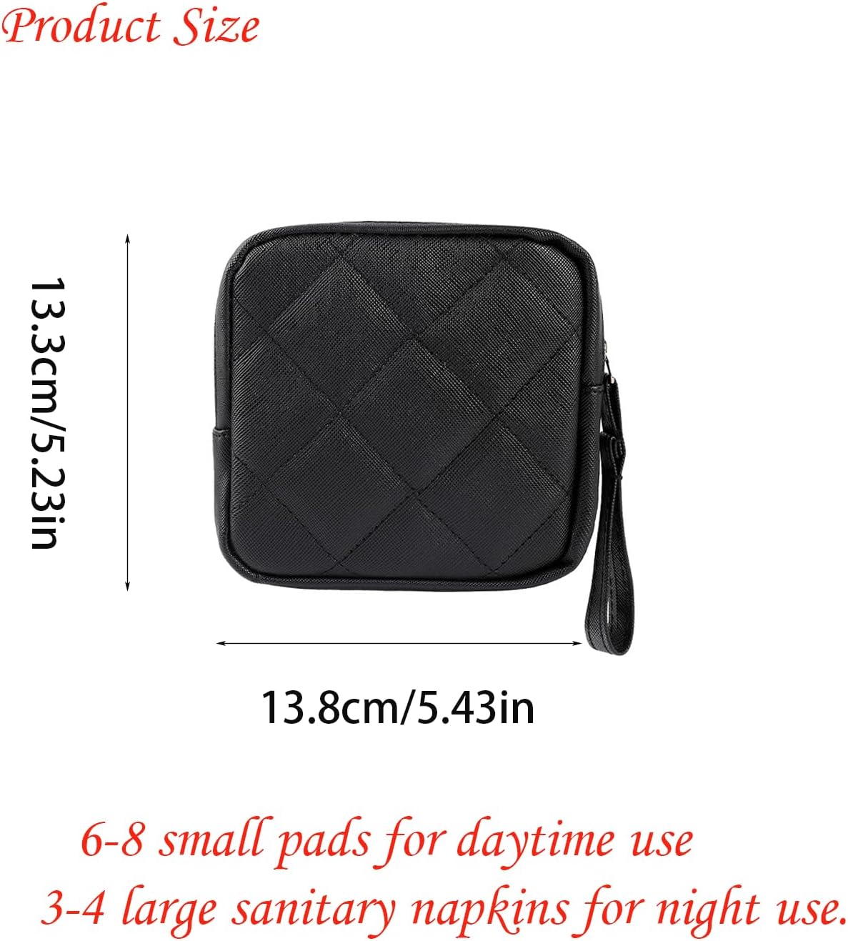 2PCS Sanitary Napkin Storage Bag,Period Pouch Tampon Bag Tampon Holder for Purse Period Pads Portable Period Kit Bag for Girls Women Multifunctional Pouch Small Change Bag Tampons Bulk Hygiene Bag