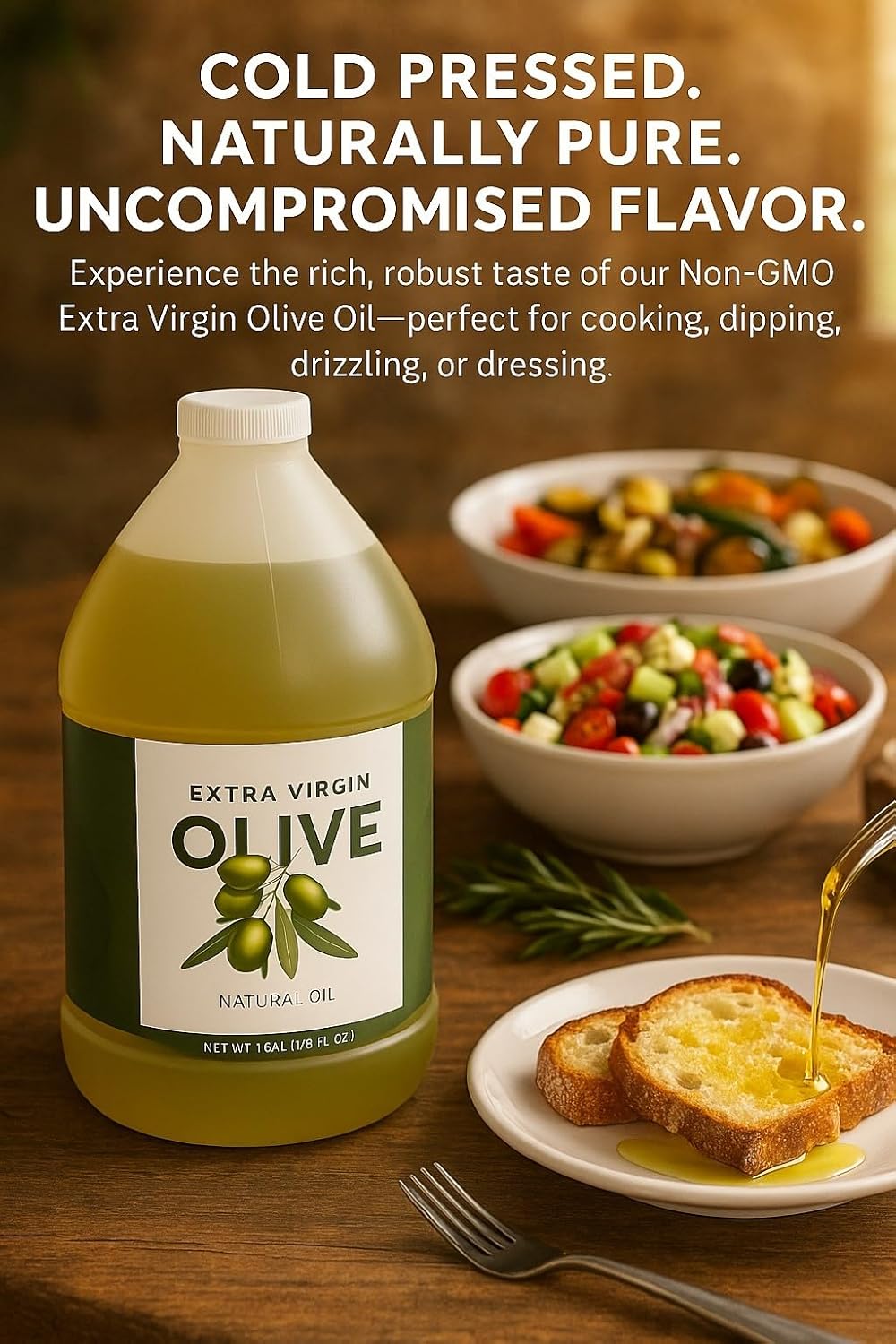 Healthy Harvest Productions Extra Vigin Olive Oil 1 Gallon