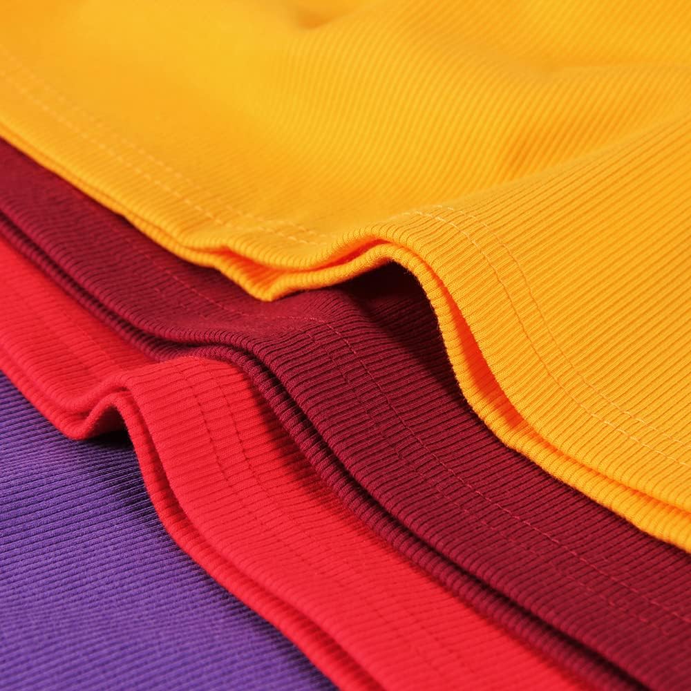 GEMBERA Womens Sleeveless Racerback High Neck Casual Basic Cotton Ribbed Fitted Tank Top