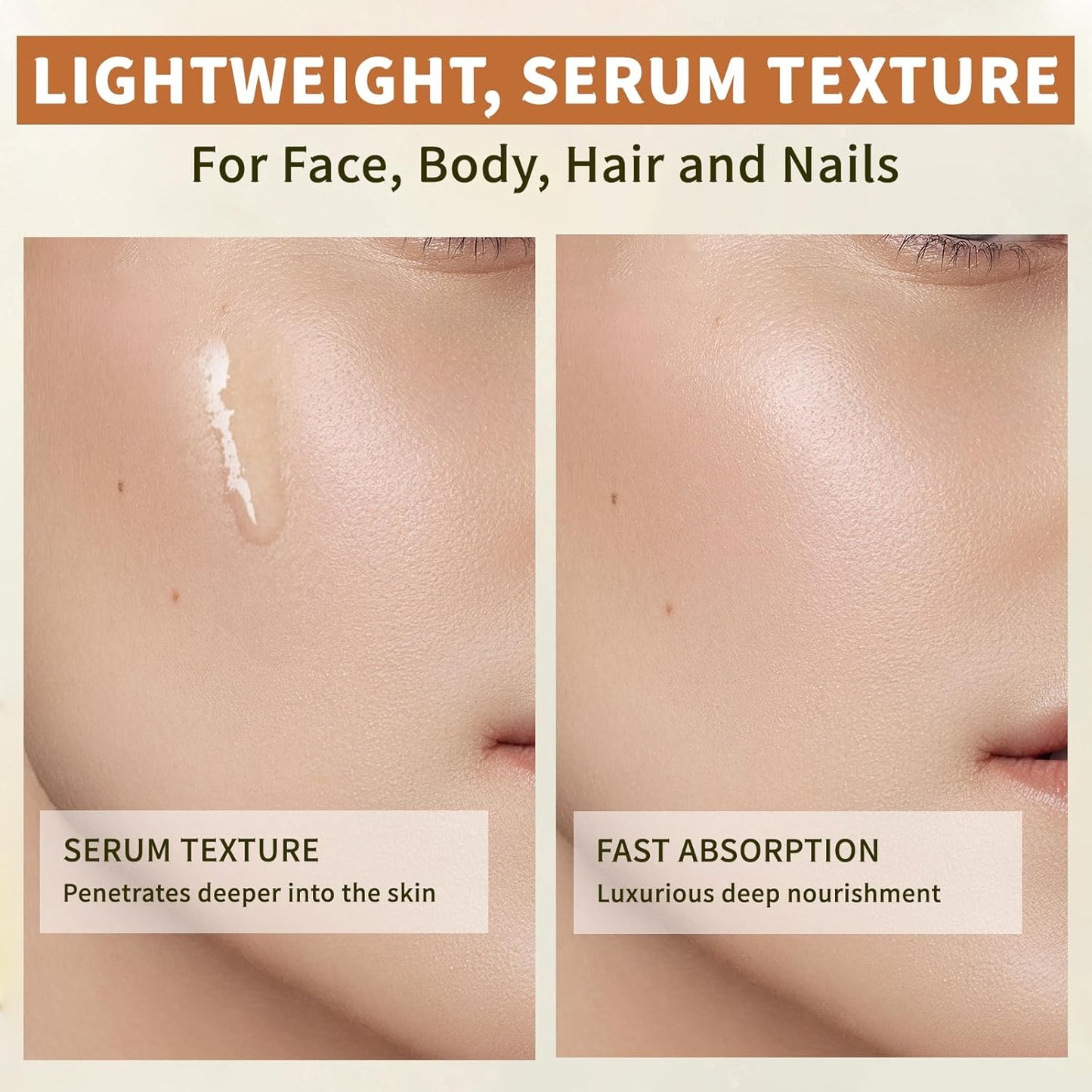 Organic Vitamin E Oil 50,000 IU for Skin, Pure & Natural Vitamine oils for Scars Hair, Face, Nail, Scalp Bath and Body Oil, Tocopherol to Repair Damaged Skin, Moisturizing Dry Skin, 8 Fl Oz