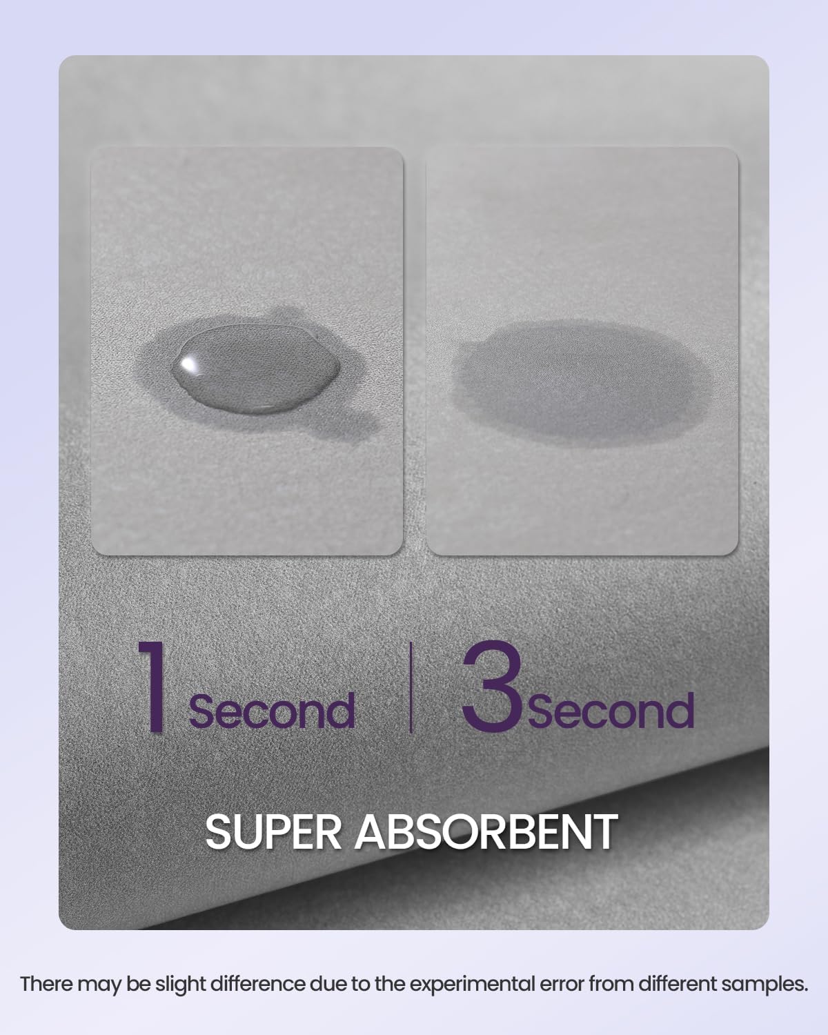 DEXI Bathroom Mat Ultra Thin, Non Slip Bath Rug for Shower Floor, Absorbent Quick Dry Marble Bathmats Low Profile, 17x32, Light Grey