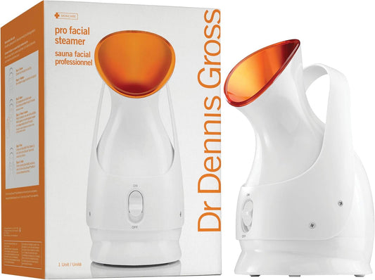 Dr. Dennis Gross Pro Facial Steamer for Facial Deep Cleaning: Infuse Skin with Hydration, Clarify Complexion, and Detox Skin
