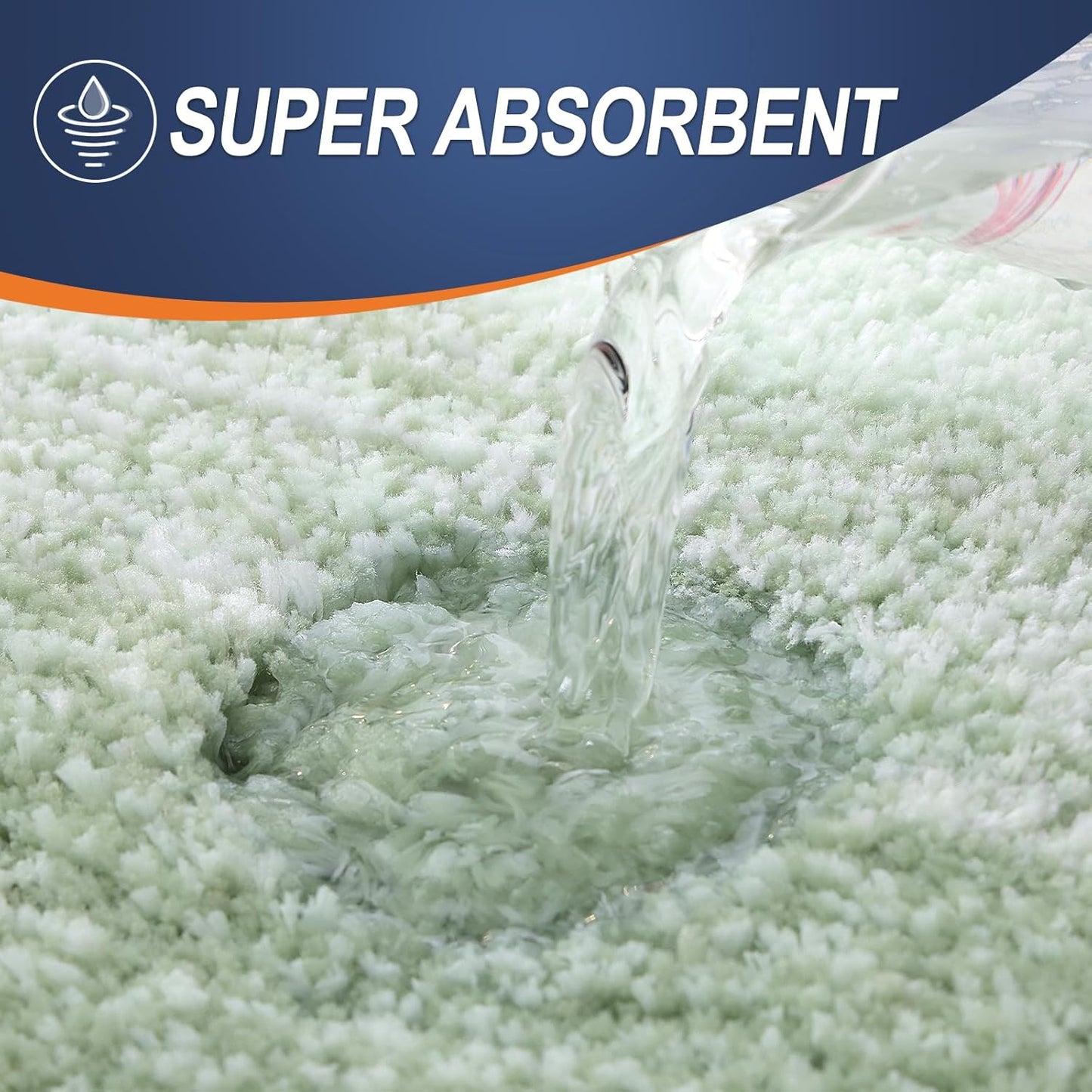 OLANLY Bathroom Runner Rugs 59x20, Extra Soft Absorbent Microfiber Bath Rugs, Rubber Backing, Quick Dry, Washable Bath Mats for Bathroom Floor, Tub and Shower, Home Decor Accessories, Sage Green