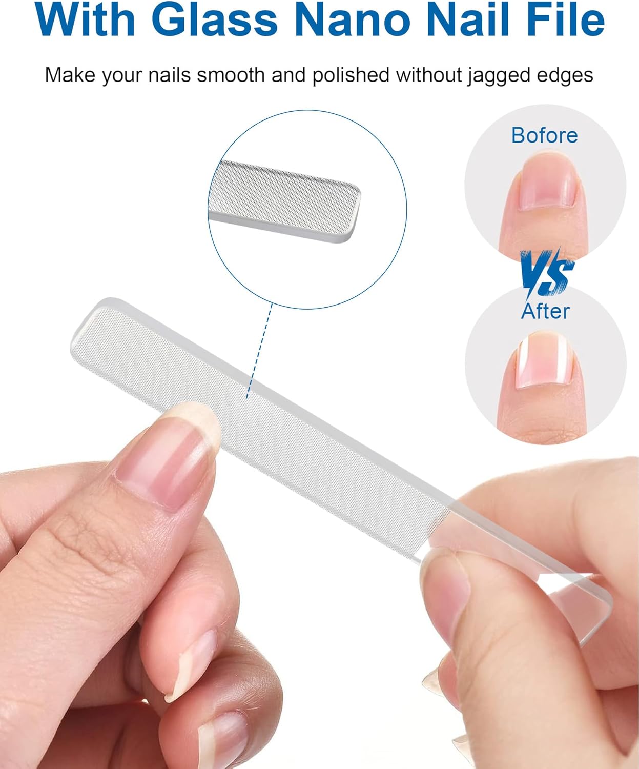 Nail Clippers for Thick Nails - Ultra Sharp, Wide Jaw Opening, Anti-Splash Fingernail and Toenail Clippers with Catcher for Seniors, Men & Women, Silver