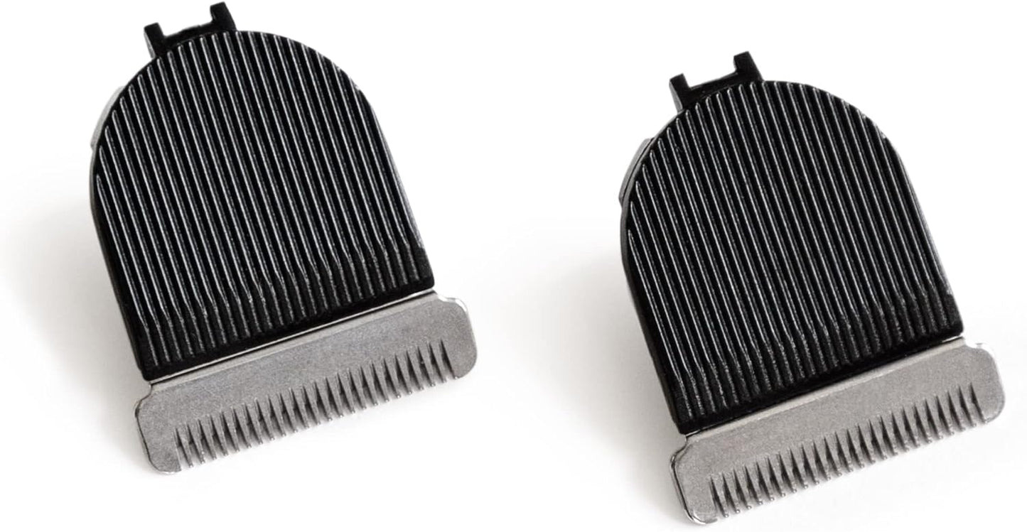 MARLOWE. No. 146 Ceramic Trimmer Replacement Blades for MARLOWE. No. 145 Body and Beard Trimmer for Men, Easily Replaceable Blades for Head to Toe Personal Body Grooming, Pack of 2