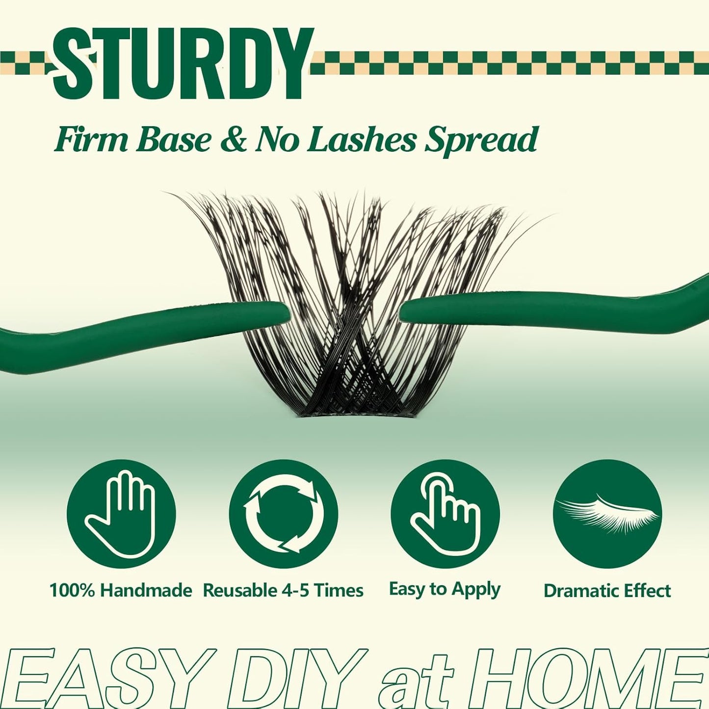 Lash Clusters 96pcs Eyelash Clusters D Curl 18-24MIX Cluster Lashes KEYYOU Volume Wispy Lash Extension Soft&Comfortable Easy DIY at Home(Y02,D-18-24MIX)