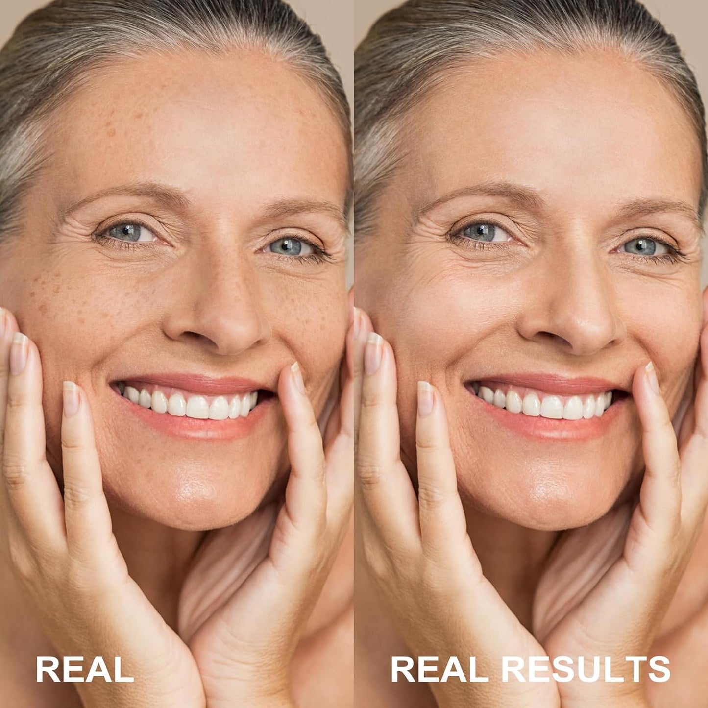 CC Cream, CC Cream Self Adjusting for Mature Skin, Color Corrector & Lightweight, Satin Skin, Suitable for All Skin Types, 1 Fl Oz (Natural)