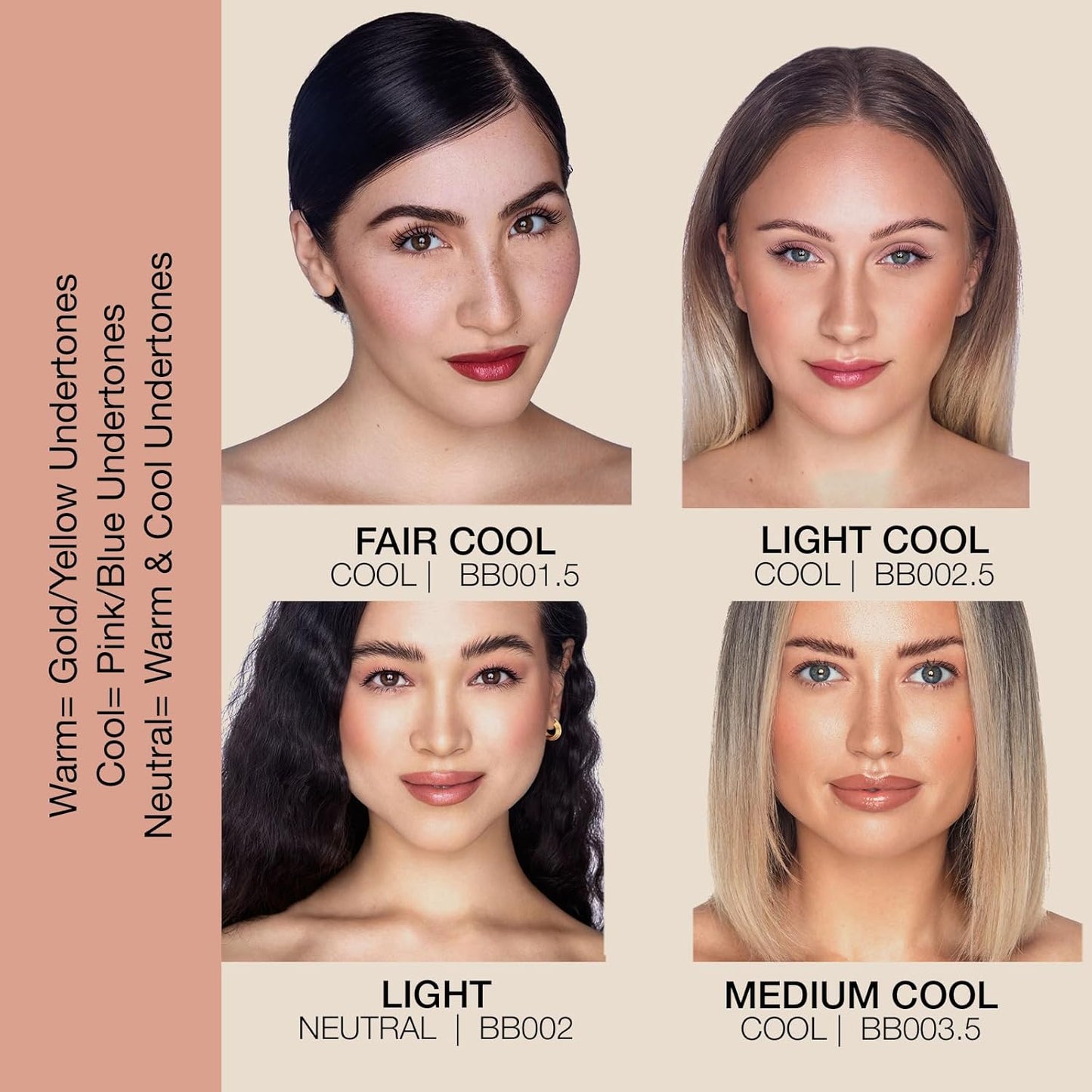 Bellapierre BB Cream SPF 20 – Mineral Sunscreen & Liquid Foundation, Lightweight Face Moisturizer with Buildable Coverage, Matte Finish, Non-Toxic, Paraben-Free, Cruelty-Free – 1.7 oz - Light