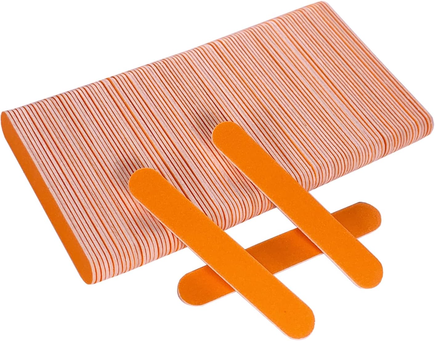 Mini Nail Files Bulk (100 Pcs), Double Sided Emery Board Nail File for Nature Nails, Manicure Tool Set Disposable Colorful Nail File for Home Salon Use Travel Size Men Women Kids Wood Board