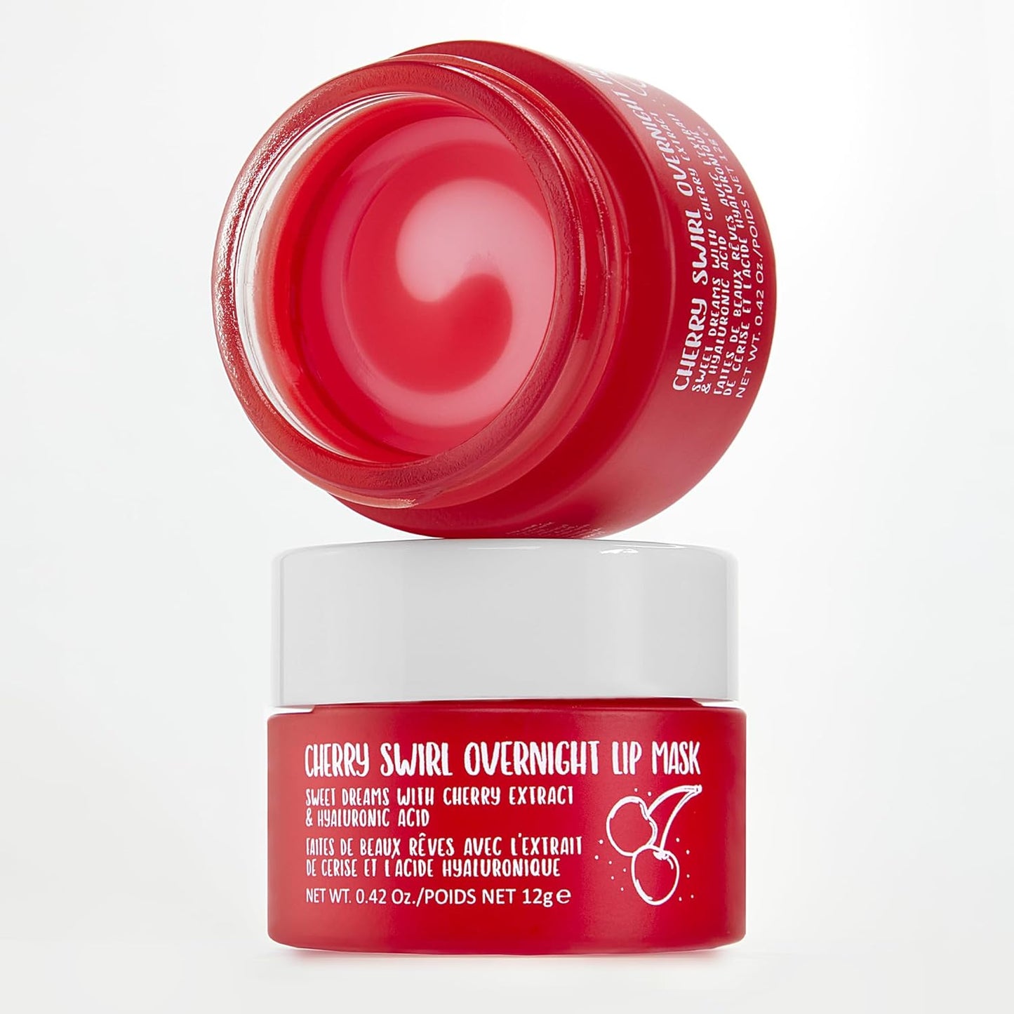 W7 Sweet Dreams Lip Care Trio - 3 Piece Gift Set - Overnight Lip Mask, Lip Balm & Lip Scrub - Cherry