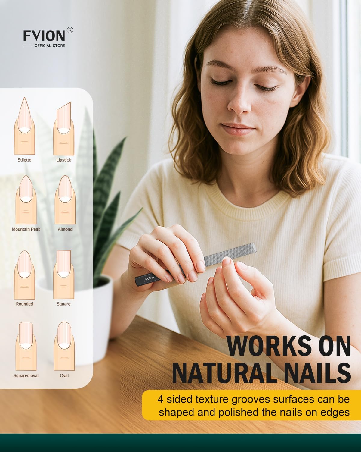 FVION 2 PCS Stainless Steel Double-Sided Long Nail File for Thick Nails – Professional Toenail File, Durable and Efficient Nail Care Tool Ideal for Manicure Or Pedicure