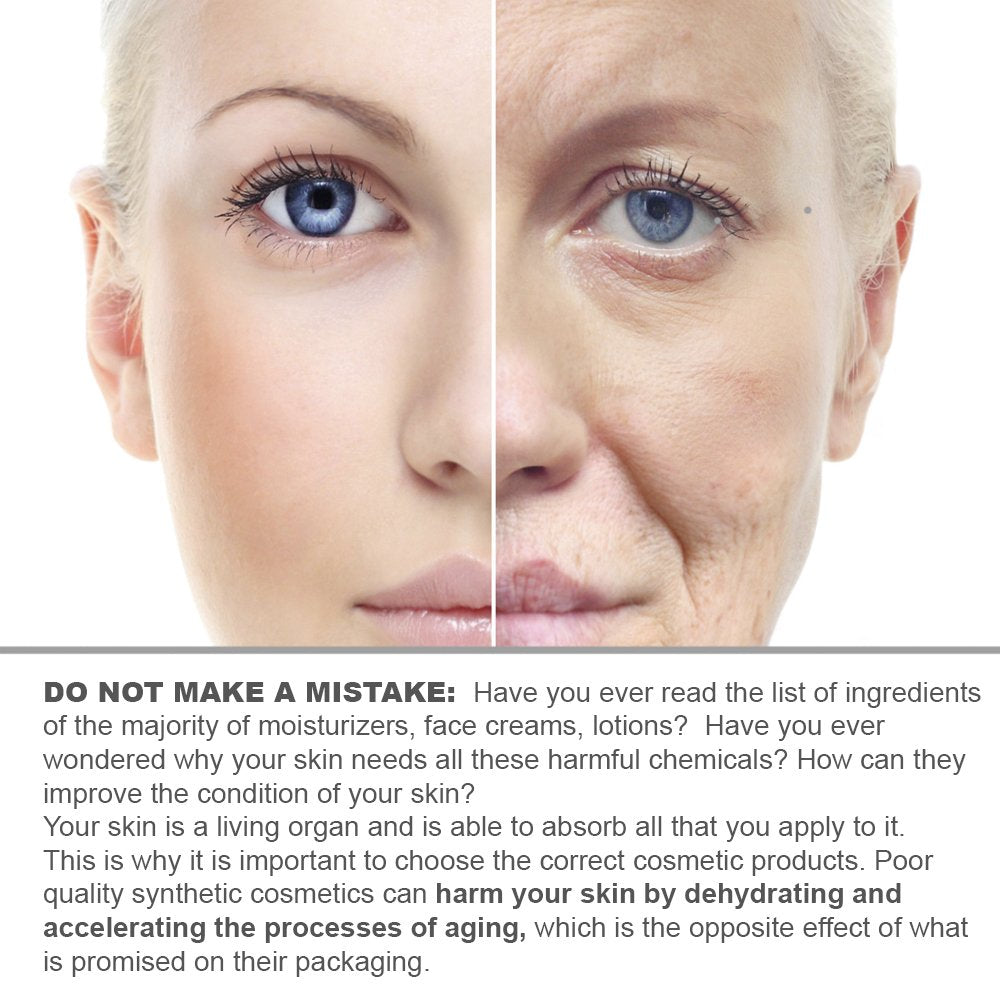 Botanical Green Care Plant-Based Facial Moisturizer. Natural Aging Face Moisturizing Cream for Sensitive, Dry & Normal Skin for Women and Men