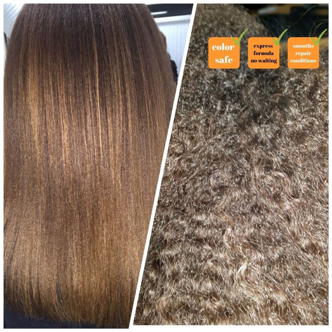 Clarifying Shampoo with Brazilian Keratin Treatment and Intensive Hair Mask KIT Tratamiento de Keratina Alisado 120ml 4fl.oz