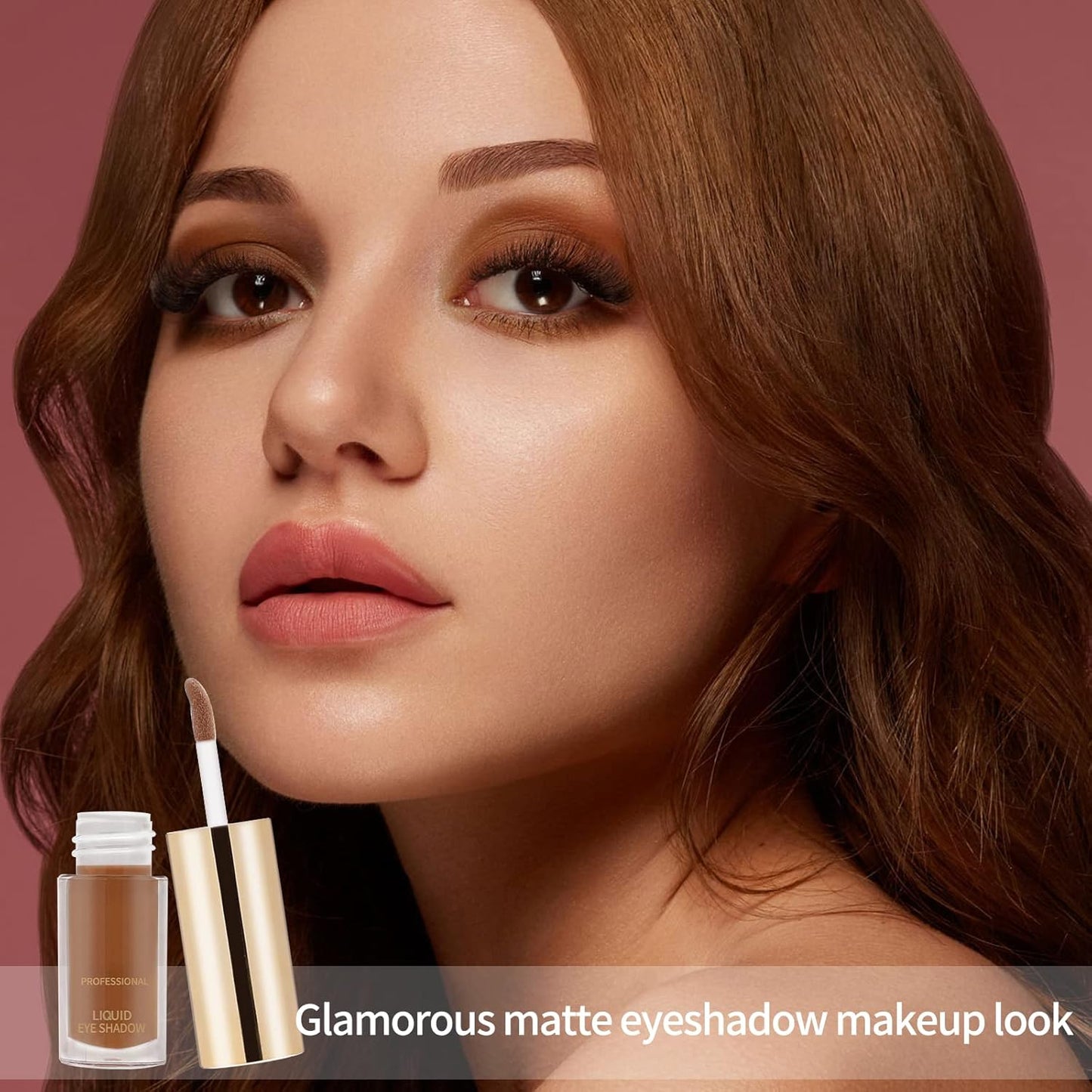 Boobeen Liquid Matte Eyeshadow - Long Lasting Waterproof, Velvet Matte Cream, Neutral Nude Makeup