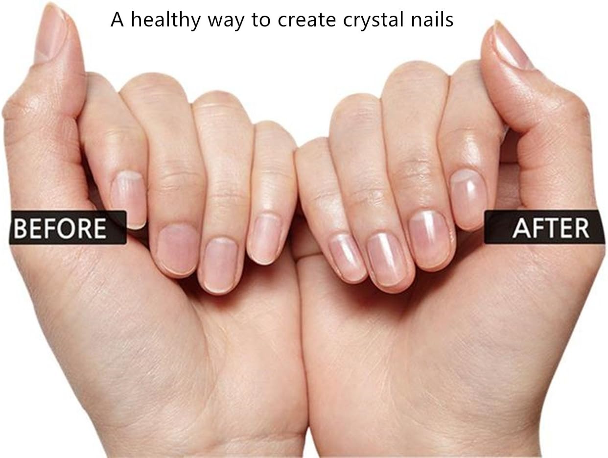 Premium Glass Nail File with Case, Crystal Diamond Salon Best Beauty Nail Buffer for Natural and Acrylic Nails Christmas Gift for Woman and Man,Light Purple