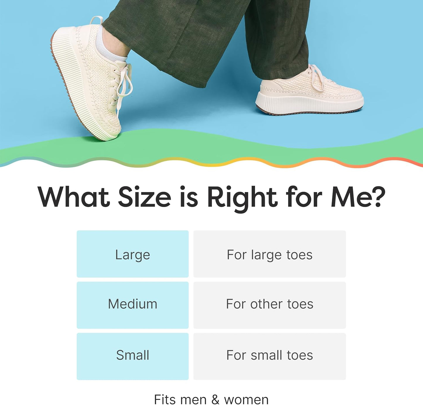 ZenToes Fabric Toe Protectors | Promotes Skin Hydration & Blister Prevention | Medical-Grade Gel Lining | Washable & Reusable Corn, Callus & Ingrown Toenail Relief Between Toes | Small, 5-Pack