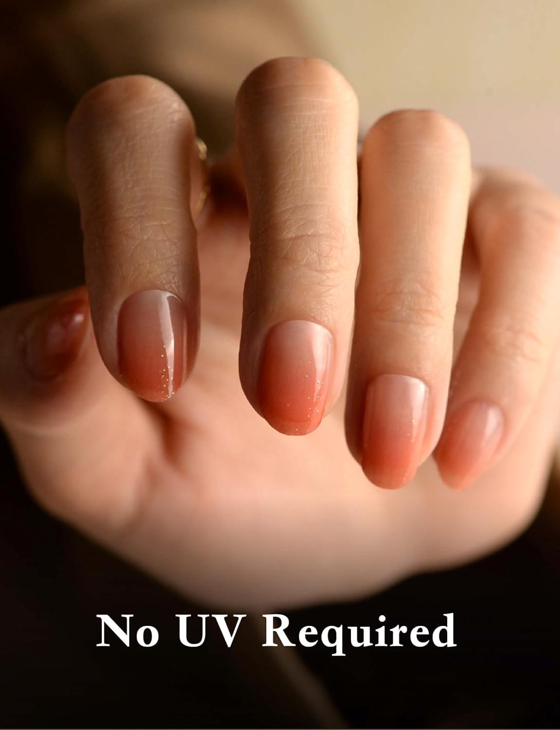 Nail Polish Strips, 44PCS Salon Quality Wraps with Top Coat, Long Lasting Gel Nail Stickers for Women Easy Apply& Remove (Red Chipotle Pink)