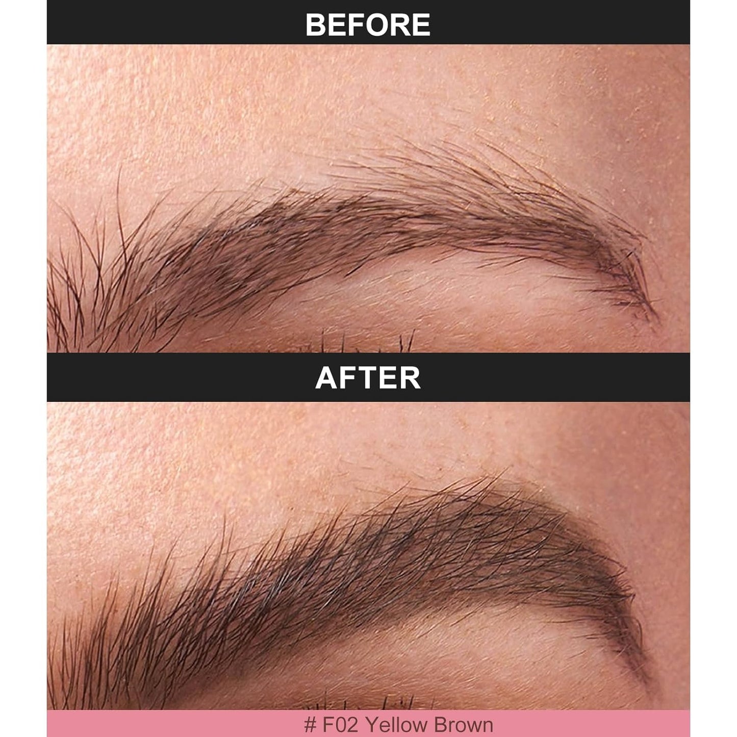 Quik Eyebrow Pen, Microblading Eyebrow Pencil, Brow-Fection Angled Brush Upgraded Dip, Long Lasting Smudge Proof, Easy to Color, Brown