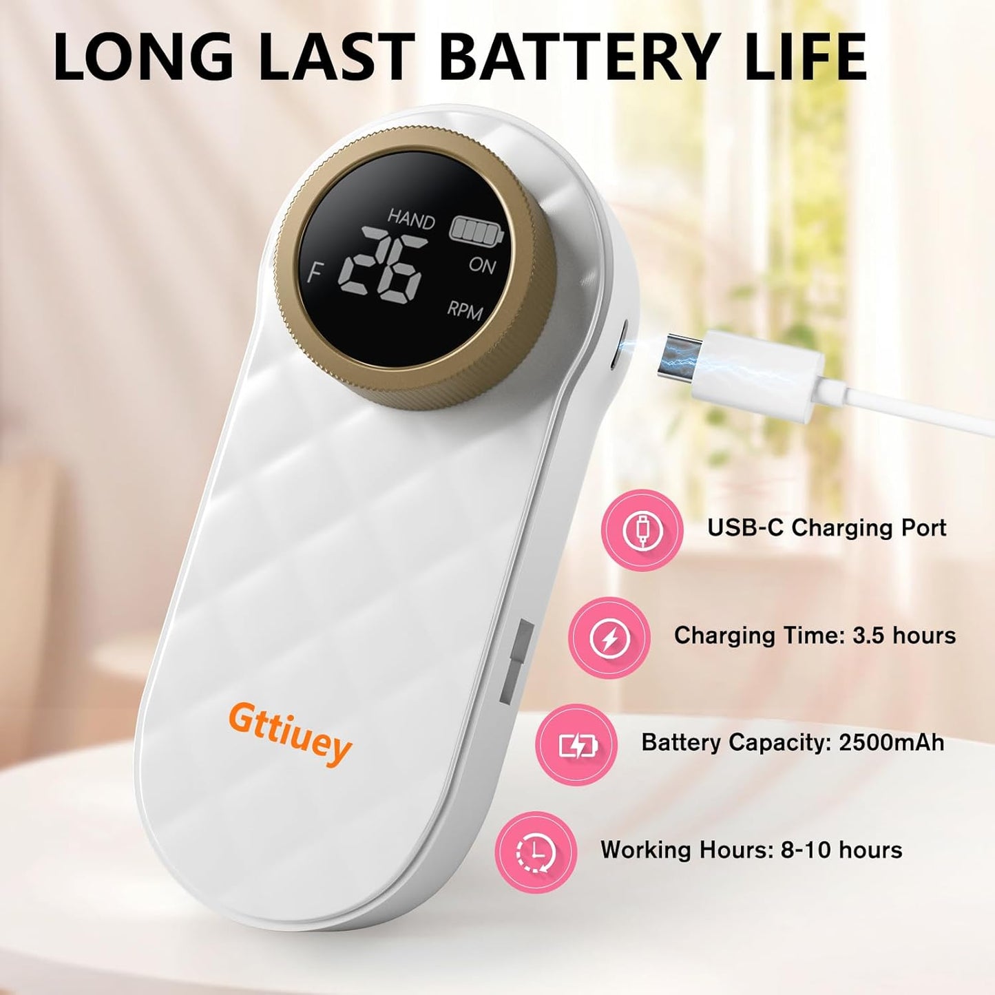 Electric Nail Drill, 35000RPM Nail Drill, Professional Rechargeable Nail File for Acrylic Nails Gel Polishing Removing,Efile Nail Kit for Manicure Salon Home