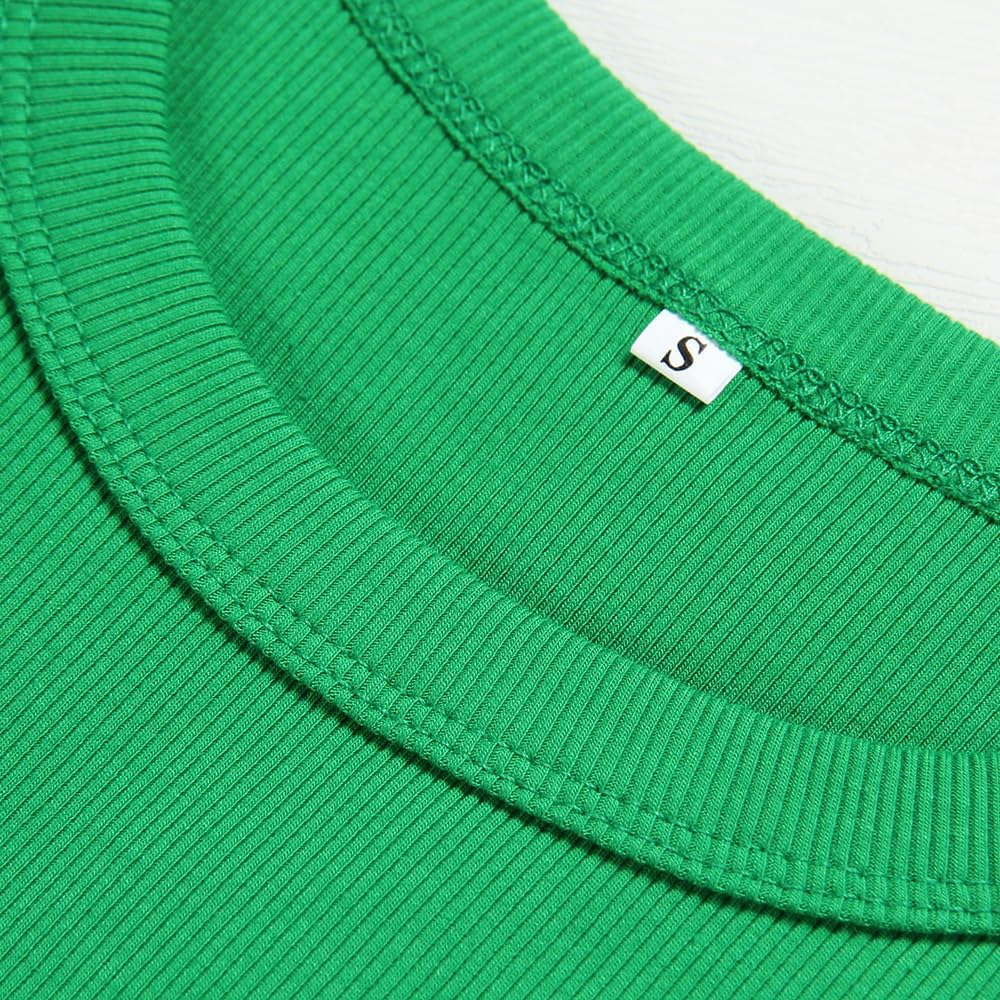 GEMBERA Womens Sleeveless Racerback High Neck Casual Basic Cotton Ribbed Fitted Tank Top