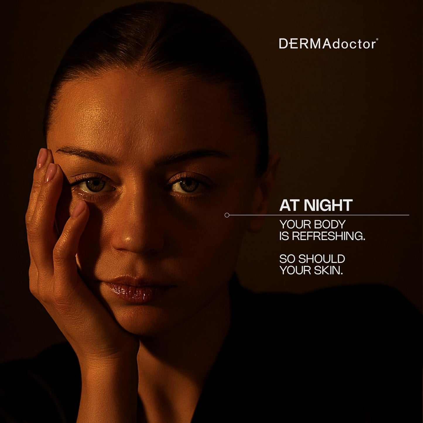 DERMAdoctor Night Face Oil Toner Anti-Aging Hydrating - 20% Vitamin C Ester, Vitamin E, Ferulic Acid, & Marula Oil for Face | Concentrated Vitamin-C Ester Facial Oils | Dermatologist Formulated - 1 Oz