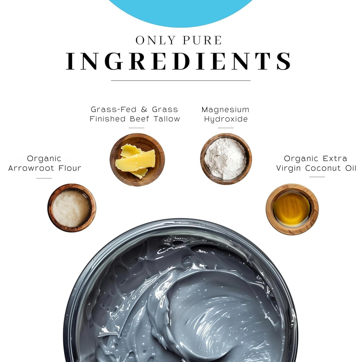 Vanman’s - Tiny Coconut and Magnesium Deodorant for Delicate Skin - Odor Control for Underarms - Routine Deodorant For Women and Men - Personal Care Products - 0.25 oz