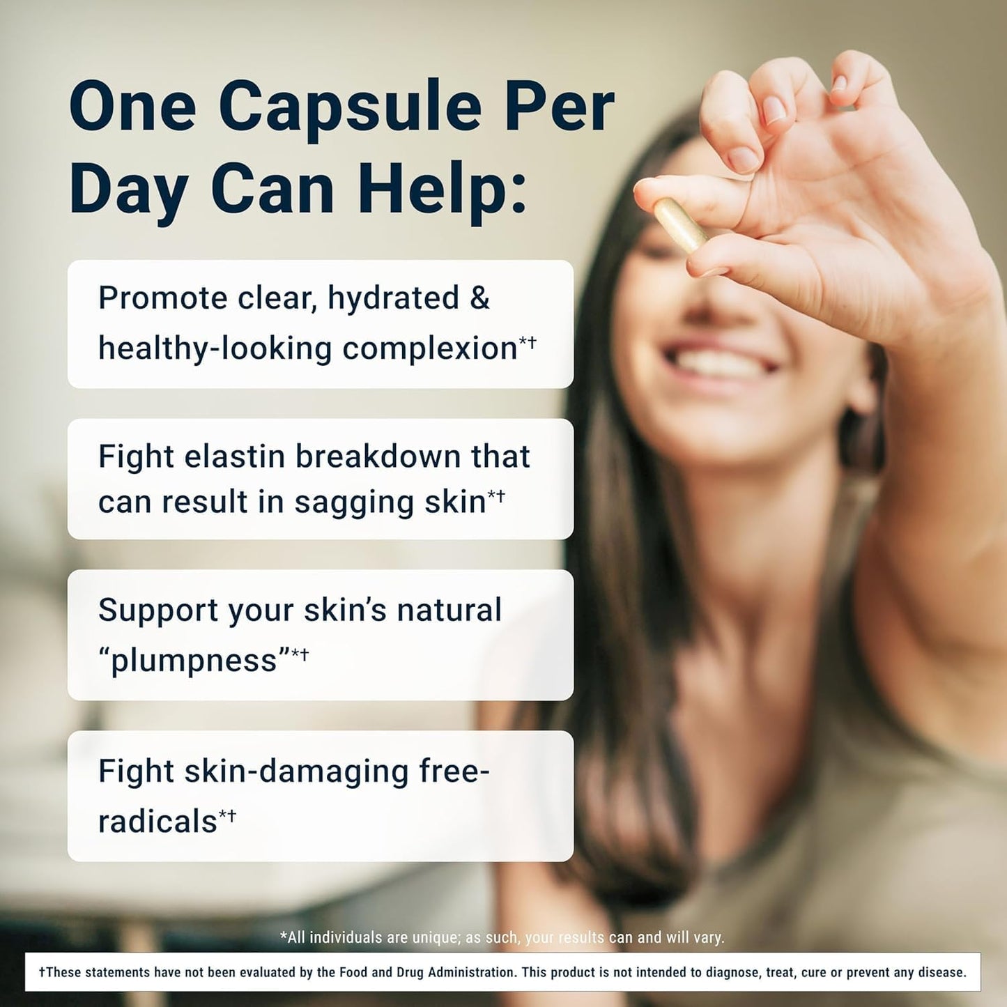 ACTIVATEDYOU Essential Skin Food - Plant Based Collagen Elastin Support Supplements for Women & Men - Supports Youthful Skin, Lysine & Dermaval for Collagen Production (3 Pack/90 Day Supply)