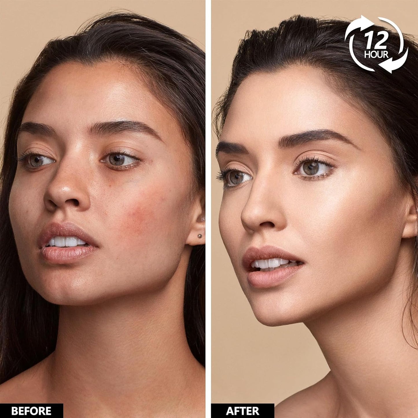 Mushroom Head Air Cushion CC Cream Full Coverage,Face Makeup Cushion Foundation Long Lasting,BB Cream Even Skin Tone for Oily & Combination Types(#05 Sand)