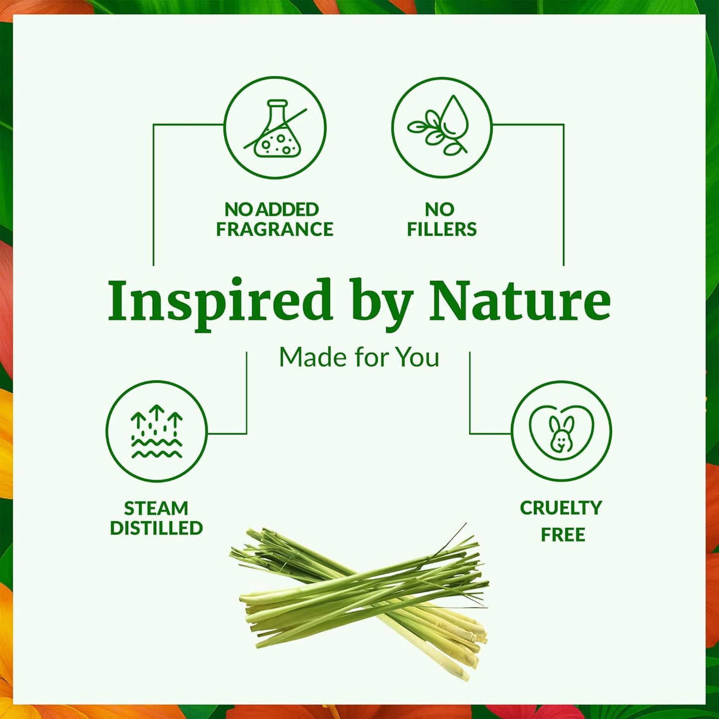 SVA Citronella Essential Oil – 4 Fl Oz – 100% Natural Citronella Oil - for Diffuser, Hair Care, Face, Skin Care, Aromatherapy, Scalp and Body Massage, Soap and Candle Making - with Dropper